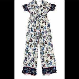 Floral romper jumpsuit